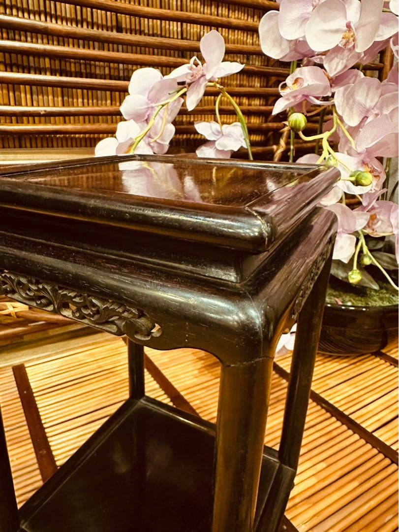 紫檀 花台 インテリア アンティーク 昭和レトロ 和室
