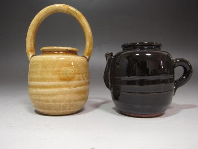 ☆　不老園　四滴茶入　牙蓋☆y565