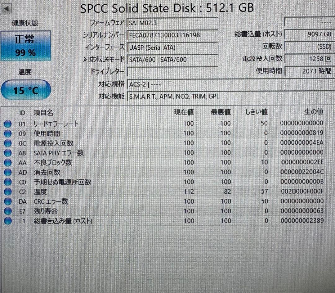 2.5インチ 480GB SSD 2個セット！