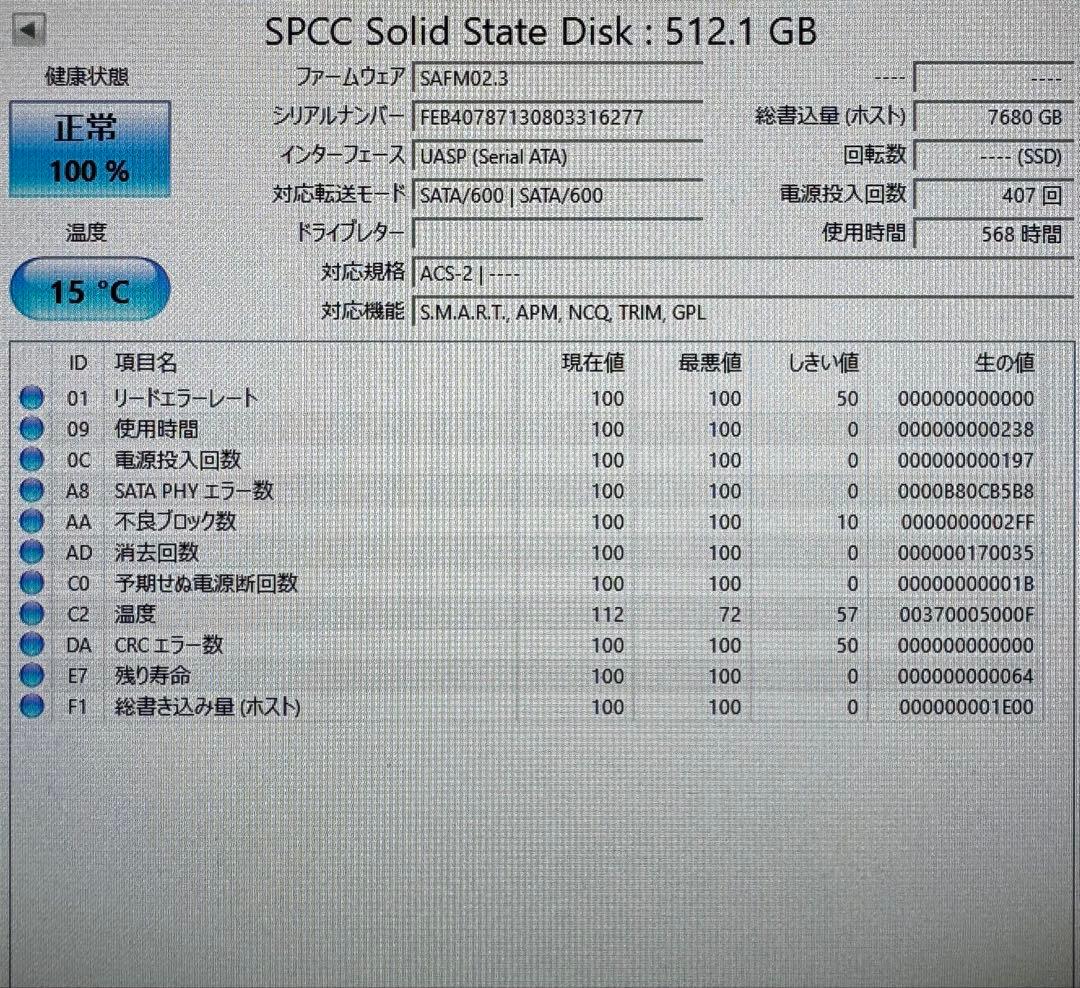 2.5インチ 480GB SSD 2個セット！