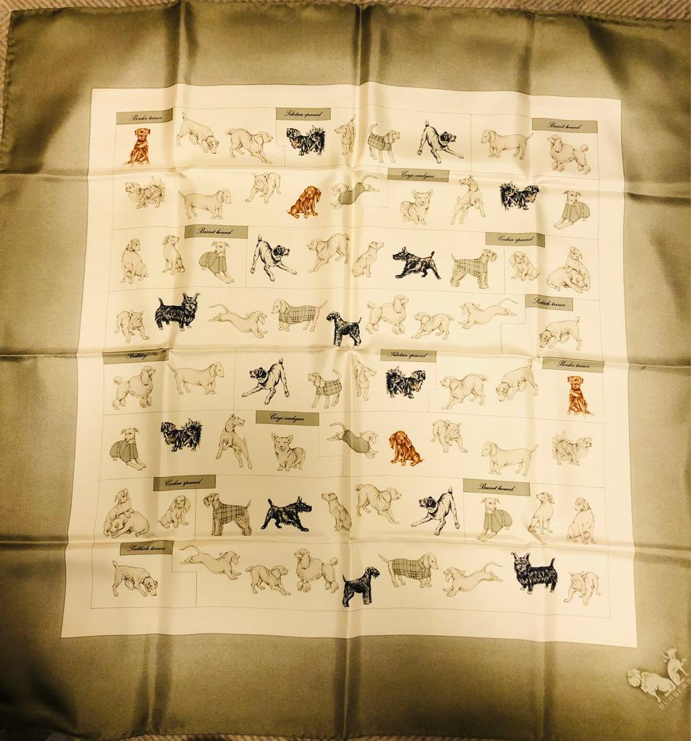 バーバリー シルクスカーフ