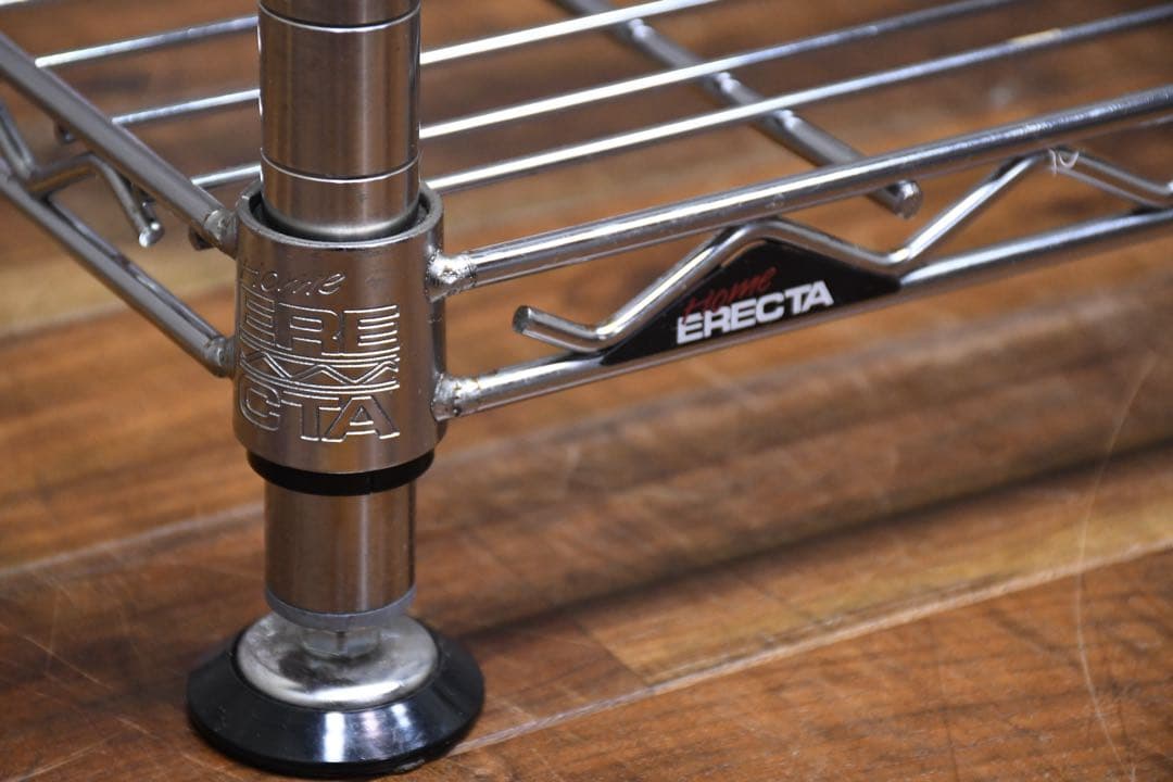 EIK57 ホームエレクター 5段 ワイヤーシェルフ アクリル板4枚付 ラック