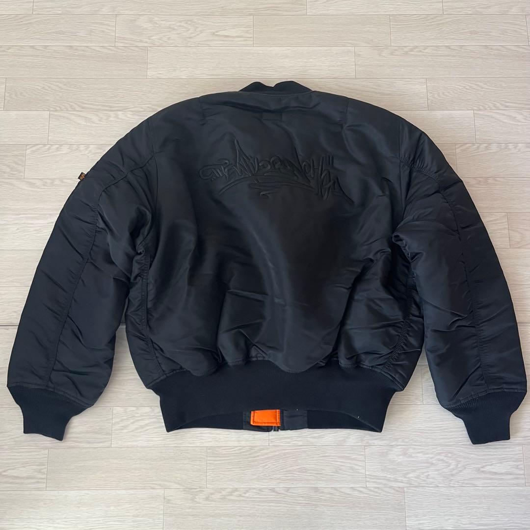 未使用XL SOPH×ALPHA WILD BUNCH GRAFFITI MA1