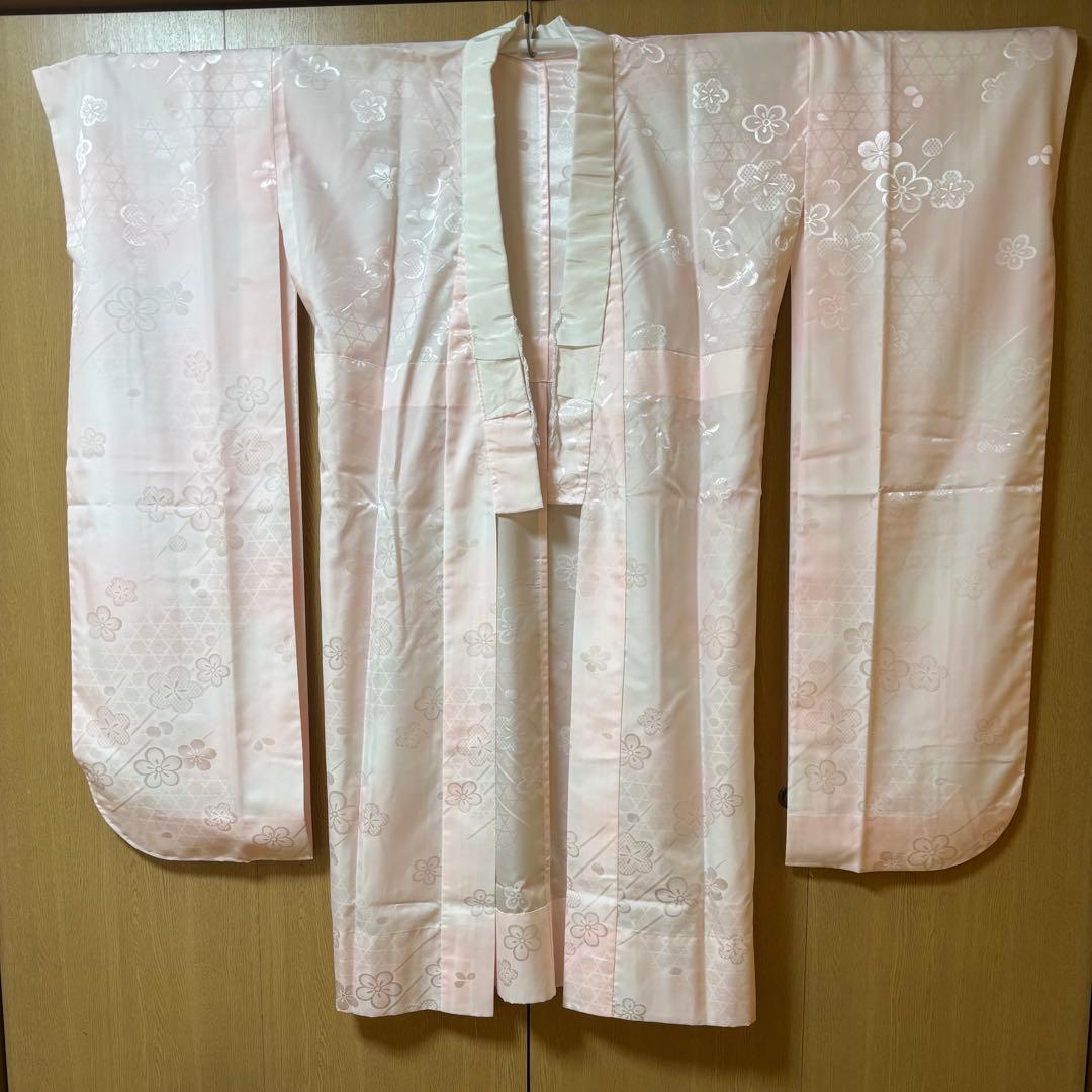 振袖　草履・バッグ・ファー・和装小物付き　正絹　京都きもの友禅　身丈160cm