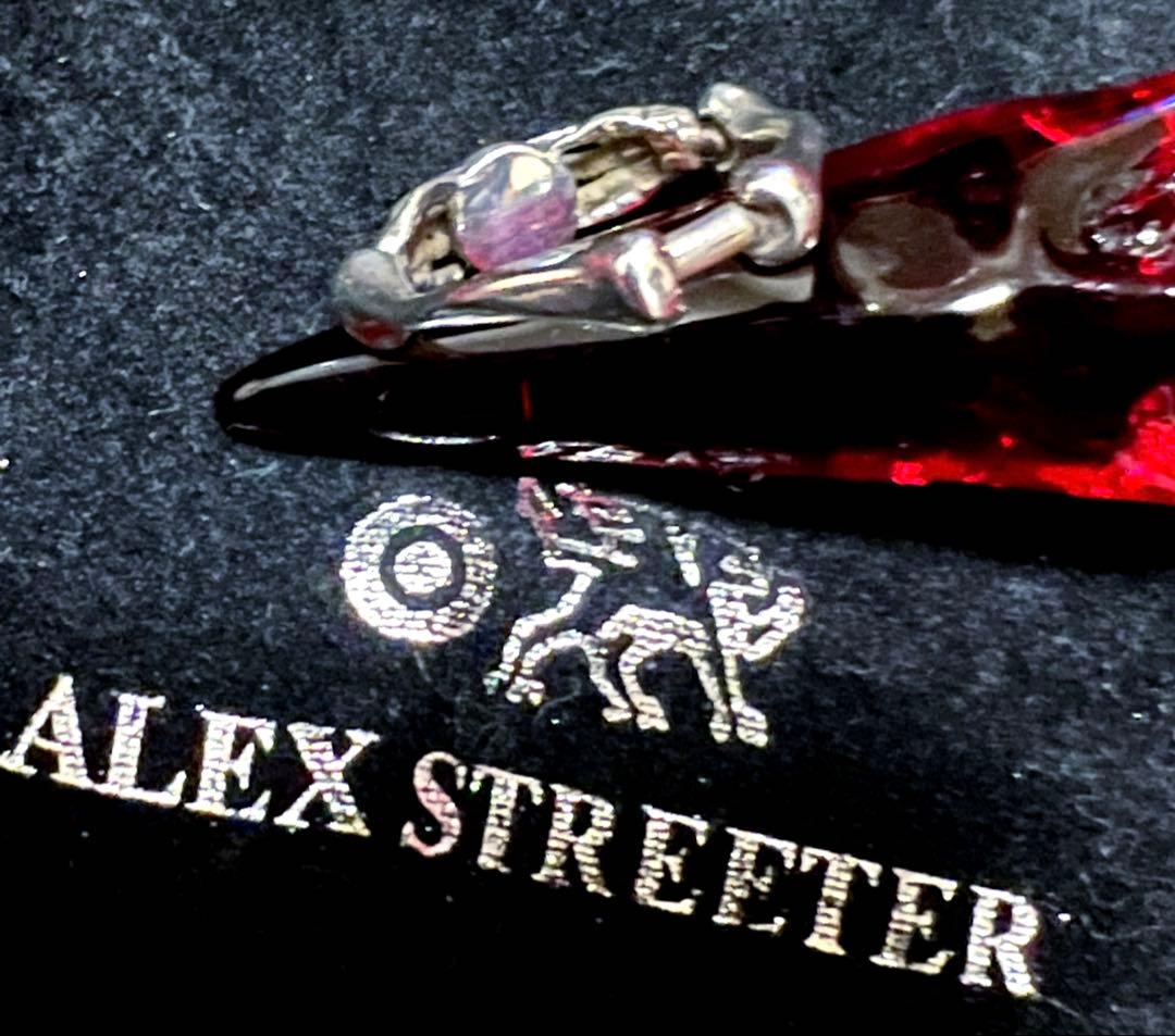 Alex streeter スカル ボーン シルバー 925 リング