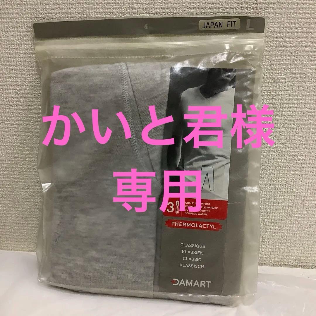 7315⑦DAMART THERMOLACTYL アンダーウェア　グレー　2点