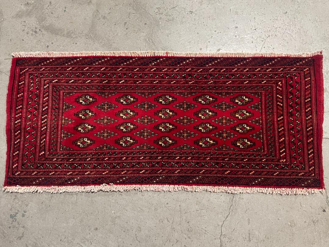 ❖vintage rug❖　111cm×48cm　トルクメン　ボハラ　トライバル