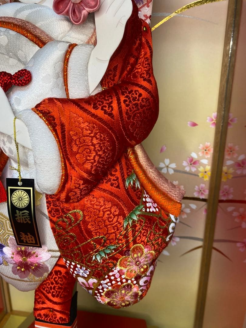 羽子板　ガラスケース１５号・サイズ間口約３２×奥行約２９×高さ約６４㎝