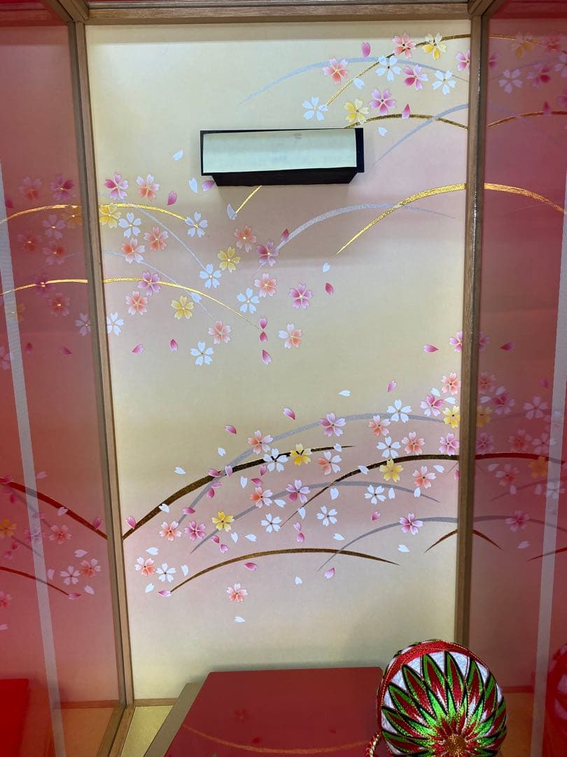 羽子板　ガラスケース１５号・サイズ間口約３２×奥行約２９×高さ約６４㎝