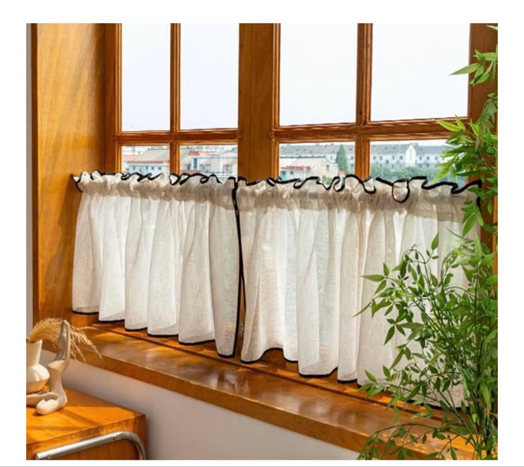 tsuki様宛て【あい⋆.再開中.⋆】レースカフェカーテン　お打合せ用