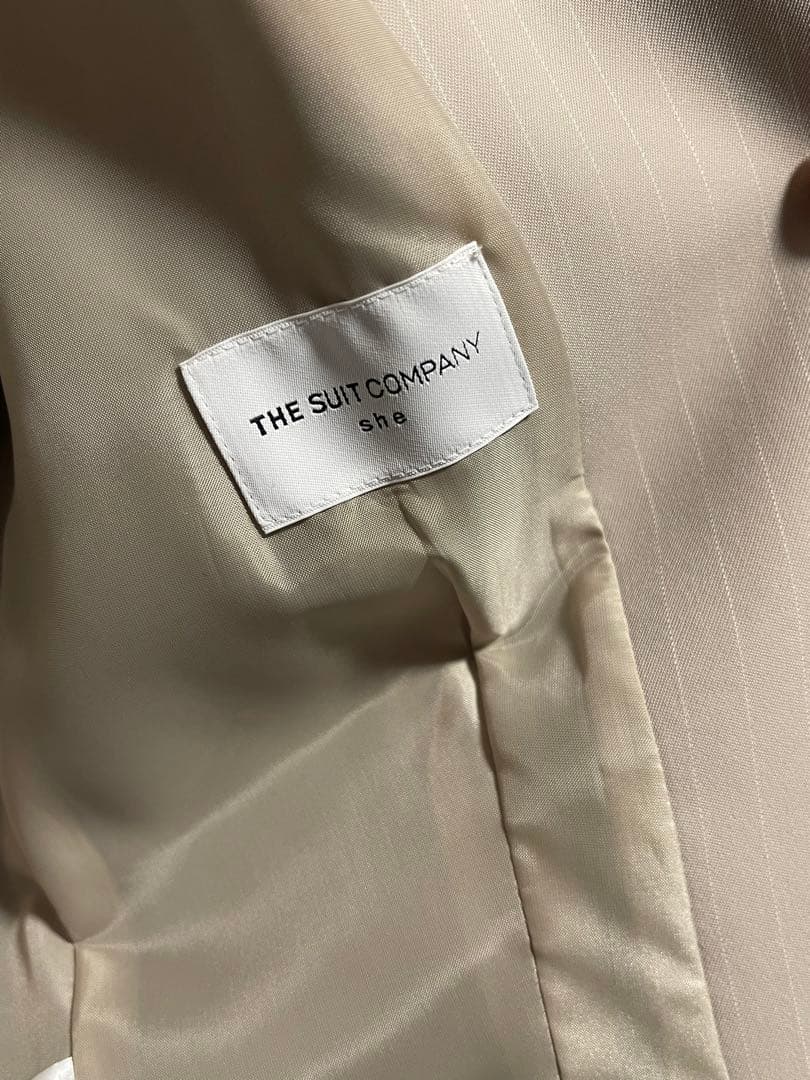 [The Suit Company] ベージュスーツ　セット