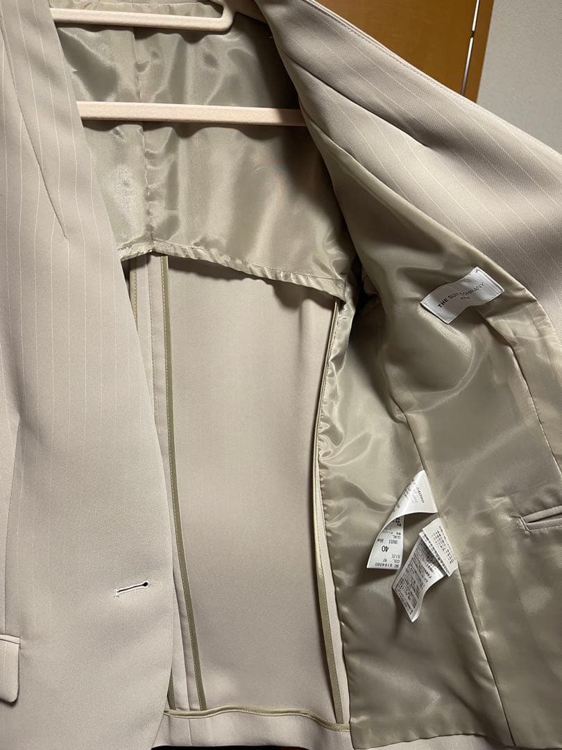 [The Suit Company] ベージュスーツ　セット