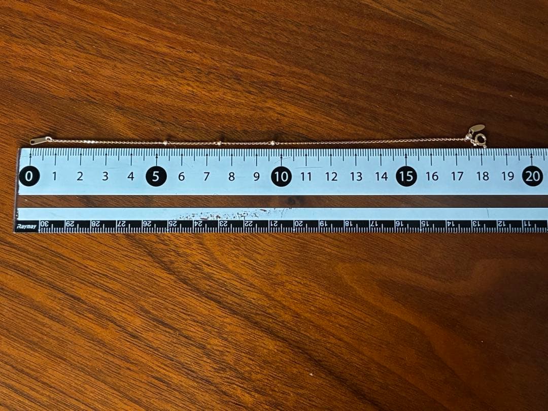 美品！BLOOM K10イエローゴールドブレスレット