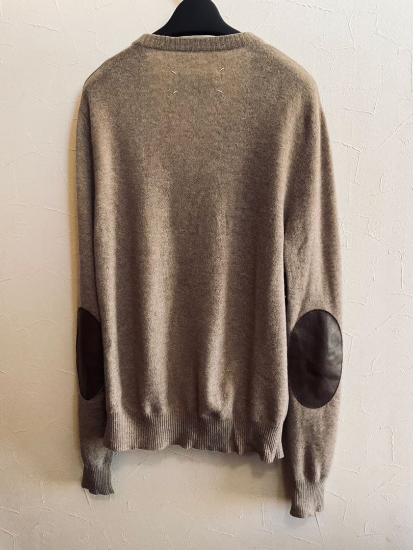 【美品】メゾンマルジェラ エルボーパッチ カーディガン S 15AW