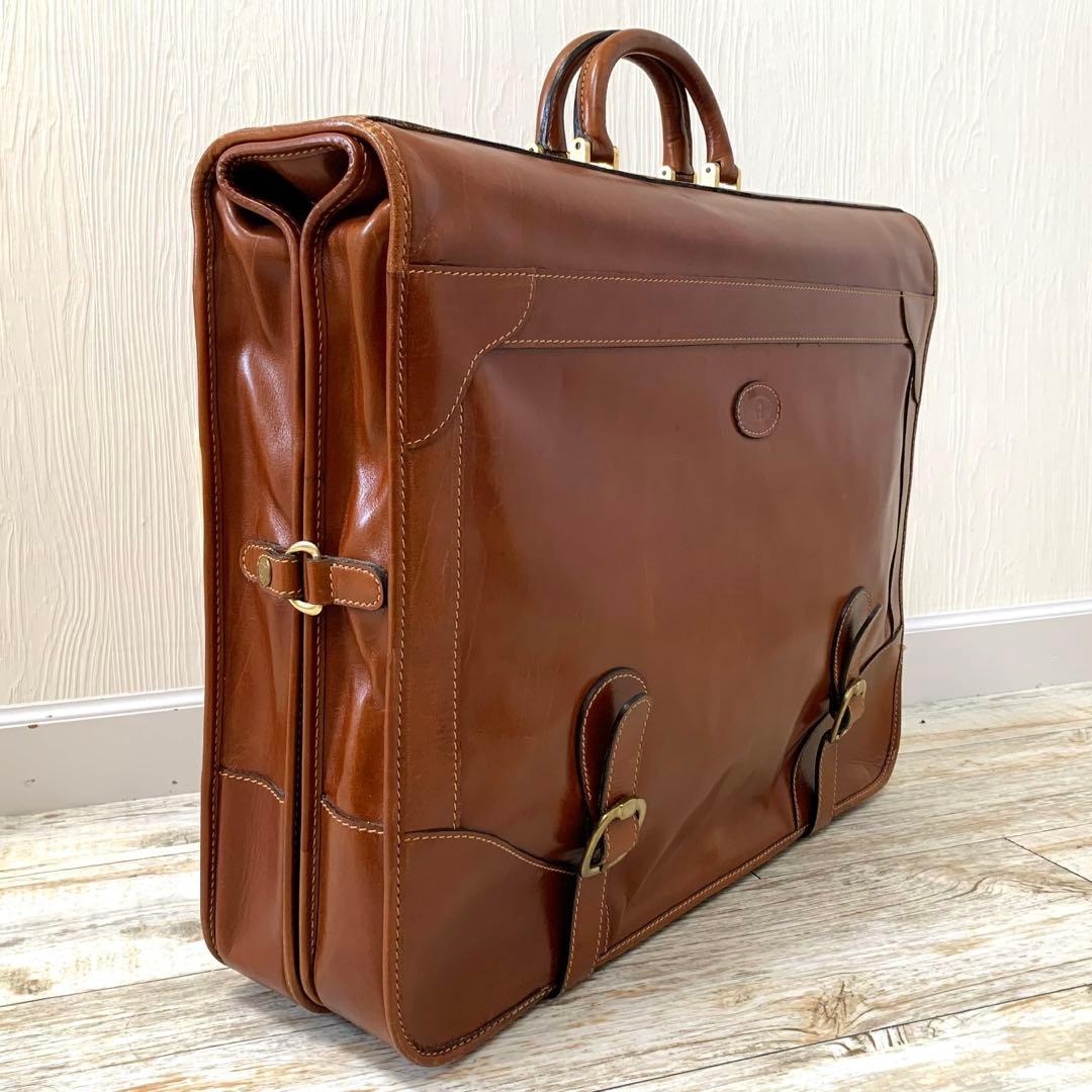 Aigner アイグナー 本革 ガーメントバッグ