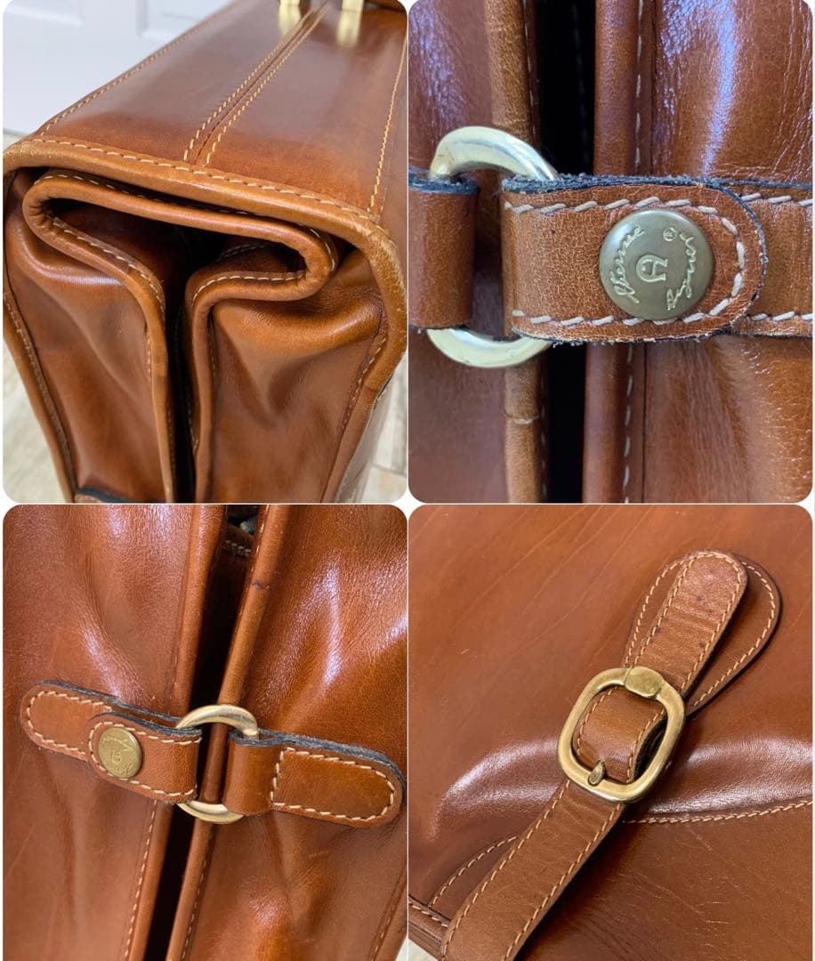 Aigner アイグナー 本革 ガーメントバッグ