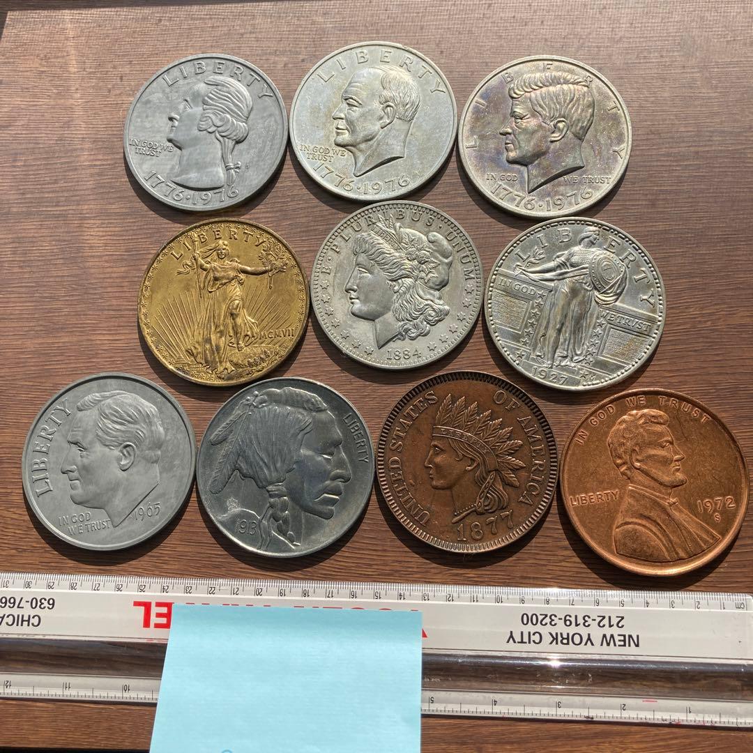 【レア物】アメリカ　ビンテージ　コースター　10個セット