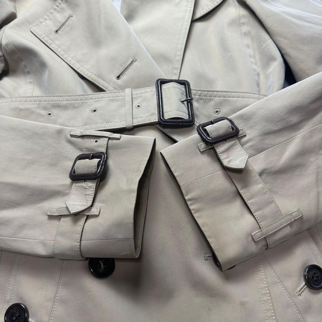 バーバリーロンドン♡トレンチコート　ライナー　ベルト　メガチェック　ハニー　36