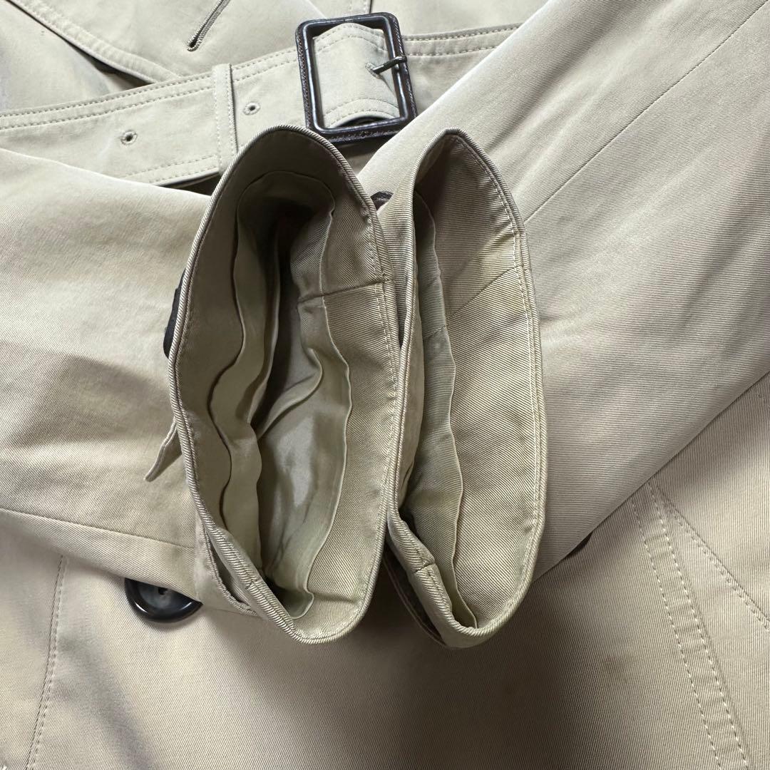 バーバリーロンドン♡トレンチコート　ライナー　ベルト　メガチェック　ハニー　36