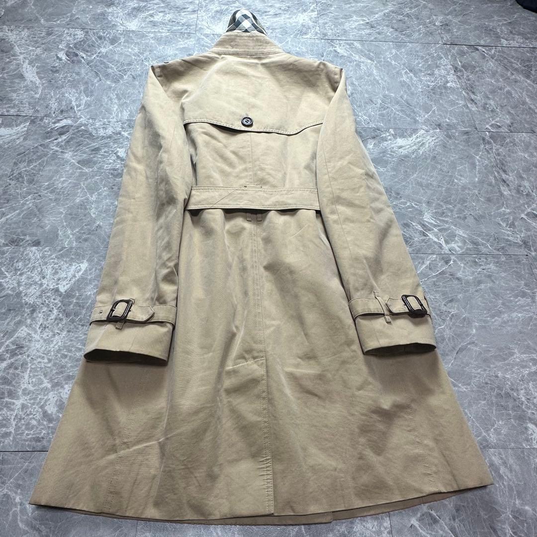 バーバリーロンドン♡トレンチコート　ライナー　ベルト　メガチェック　ハニー　36