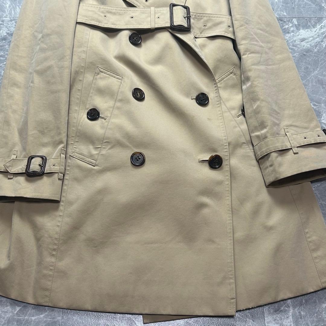 バーバリーロンドン♡トレンチコート　ライナー　ベルト　メガチェック　ハニー　36