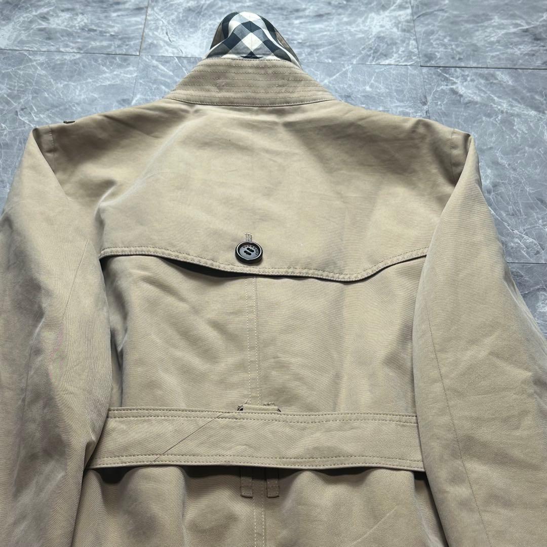 バーバリーロンドン♡トレンチコート　ライナー　ベルト　メガチェック　ハニー　36