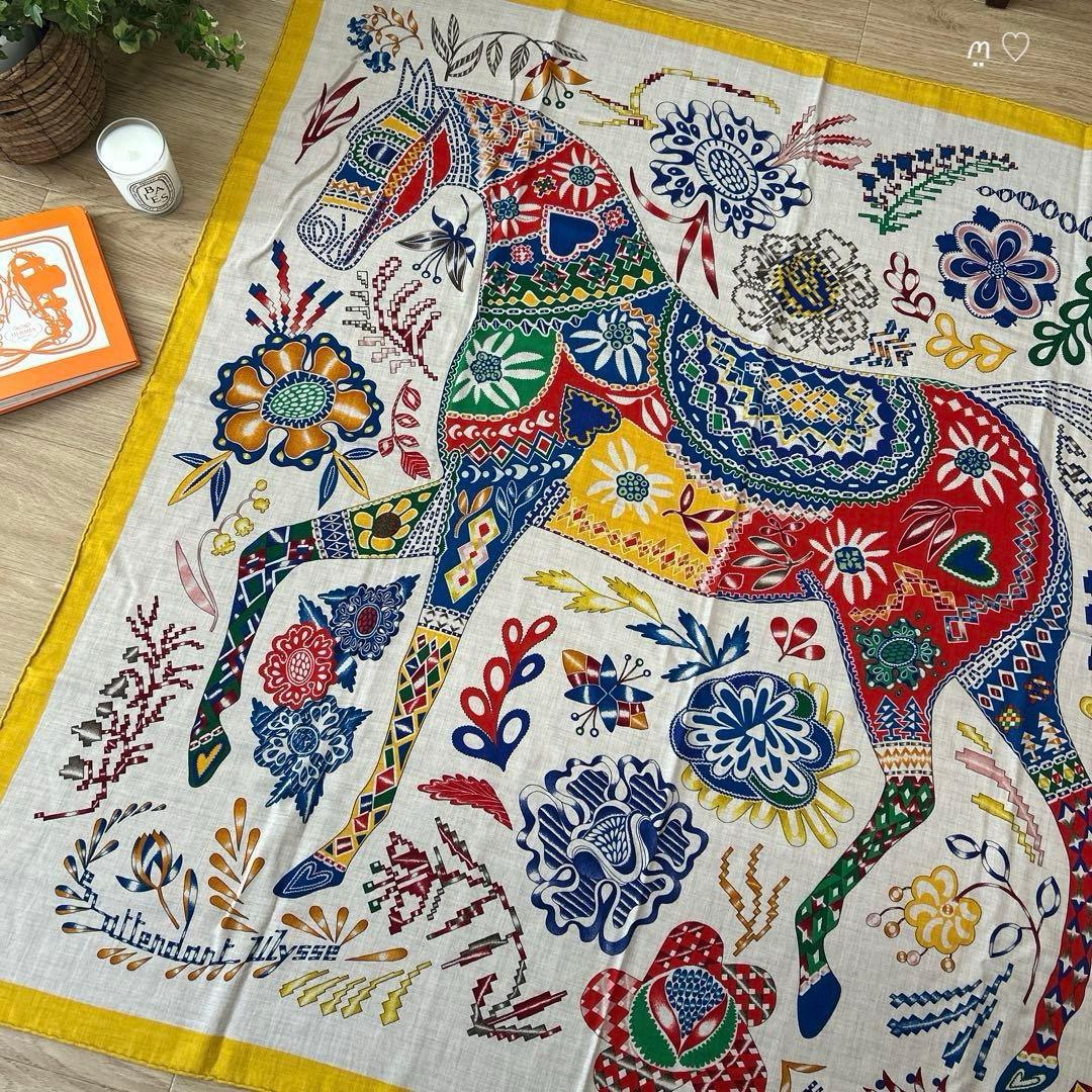 HERMESエルメス　カレ140　ジェアン　オデュッセウスを待ちながら　カシシル