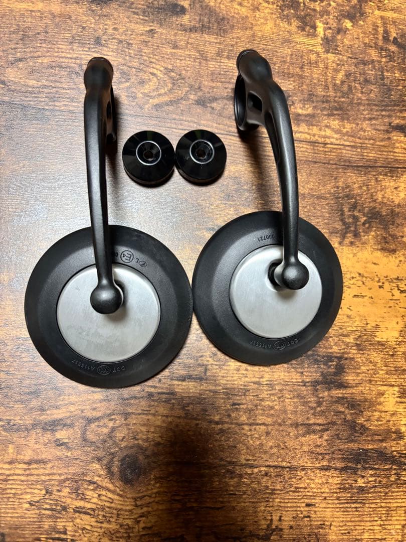 トライアンフ　スピード400 純正　ミラー　バーエンド