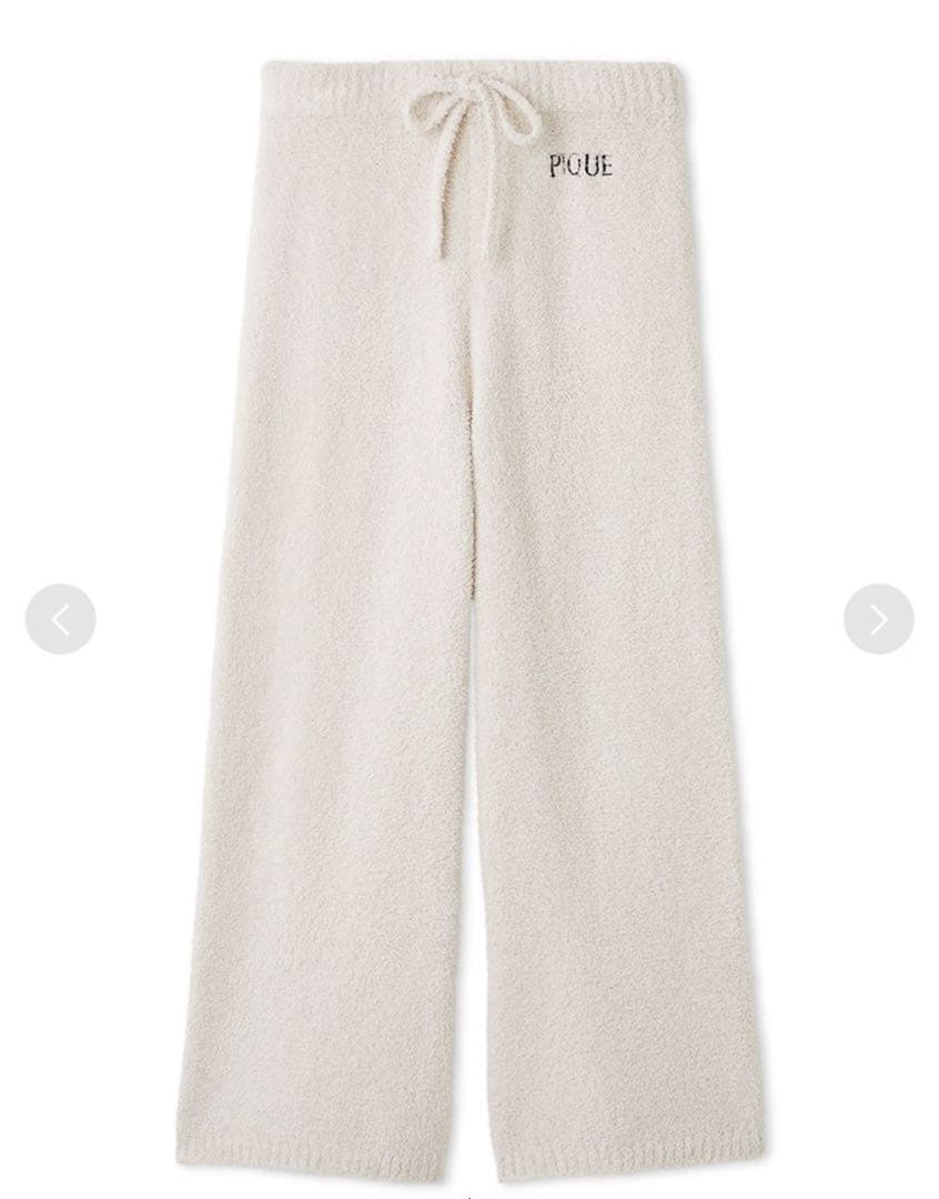 ジェラートピケ メランジストロベリージャガードプルオーバー&ロングパンツ