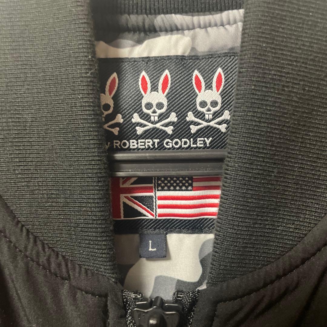 サイコバニー ブラック MA-1ジャケット L