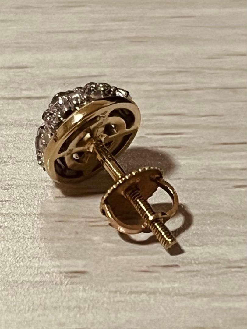 AVALANCHE 10K 天然ダイヤモンド 0.26ct ピアス