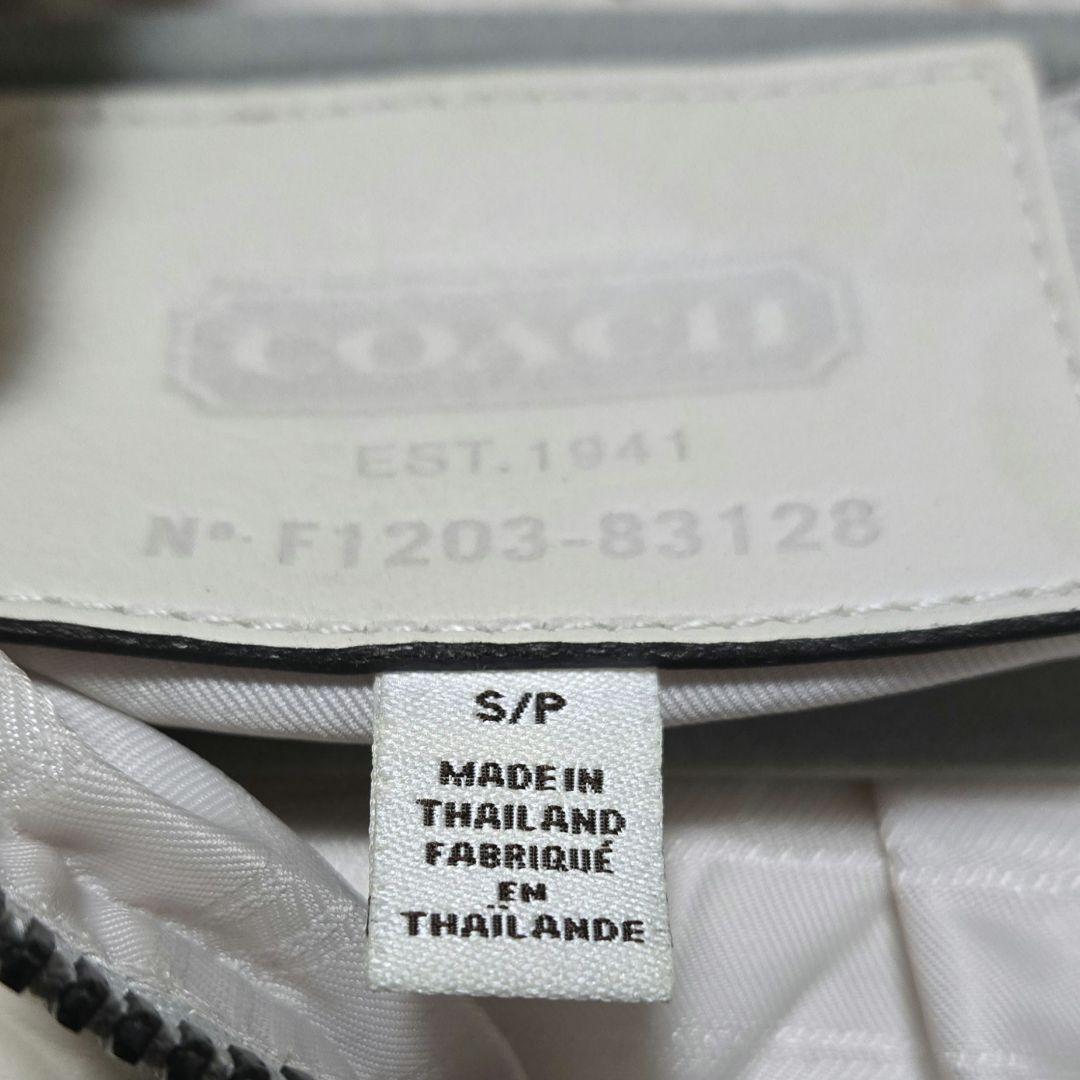 リクエスト品☆COACH ダウンジャケット ボア襟 羊革 マルチチェック S/P