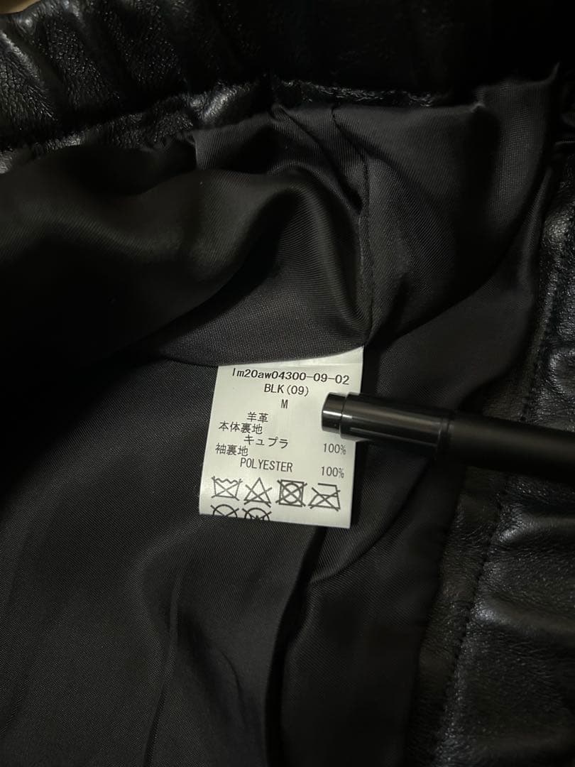 LIDNM レザーブルゾン