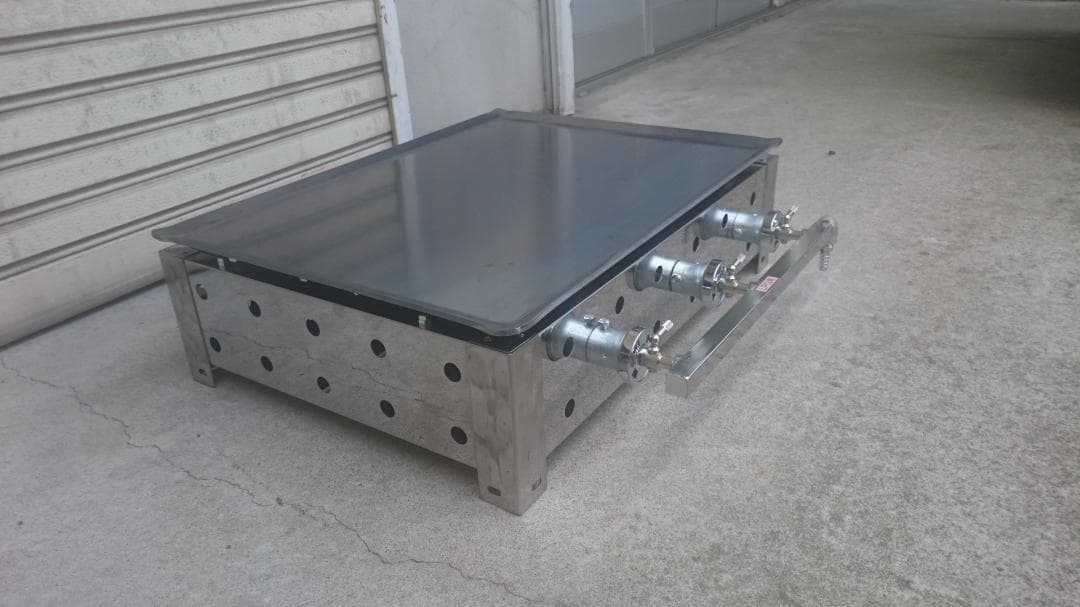 新品 鉄板焼き ガスグリラー お好み焼きそば 実演販売  ハンバーガー パティ