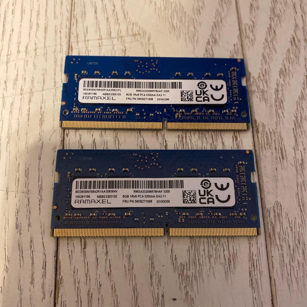 RAMAXEL 8GB DDR4 メモリー PC4-3200