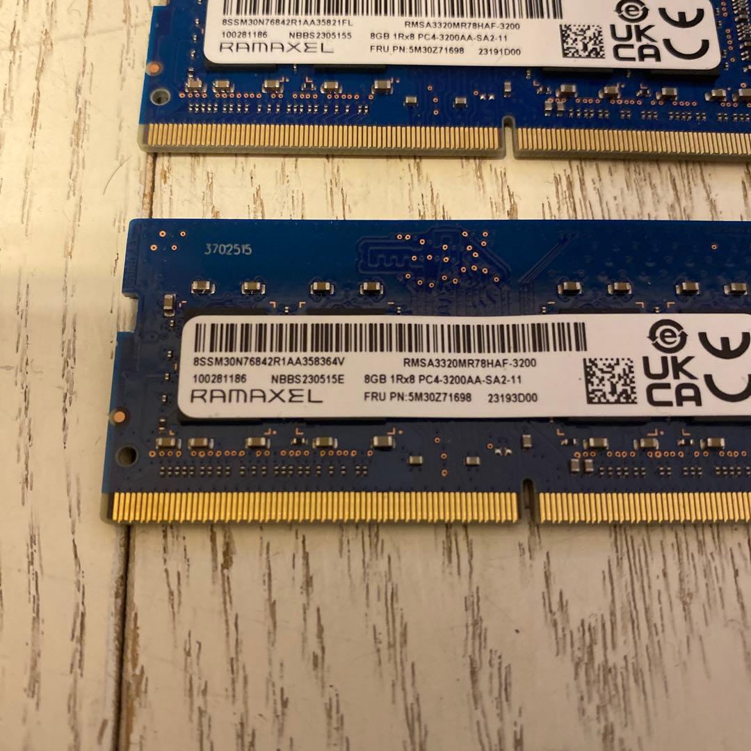 RAMAXEL 8GB DDR4 メモリー PC4-3200