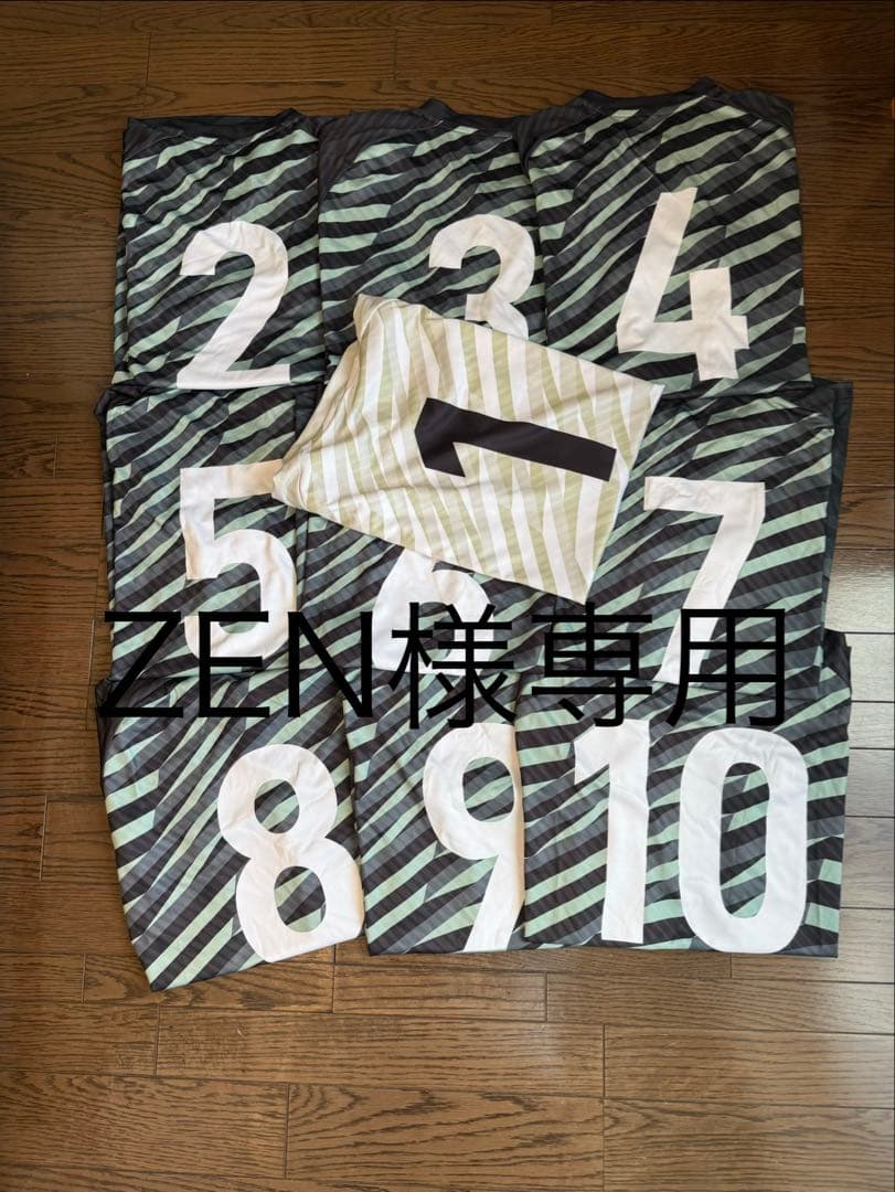 【ZEN】ソサイチ・フットサル　チームユニフォーム10枚