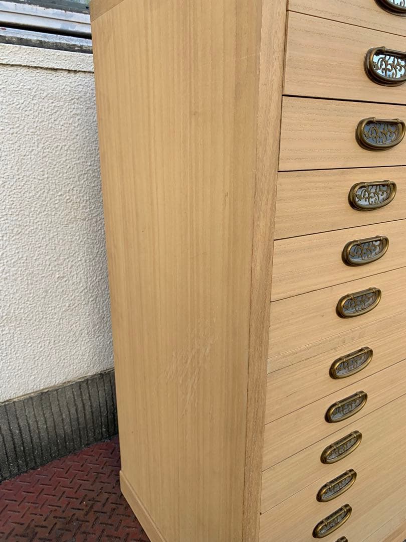 近日処分 12段　桐箪笥　桐ダンス　箪笥　和ダンス　着物　収納