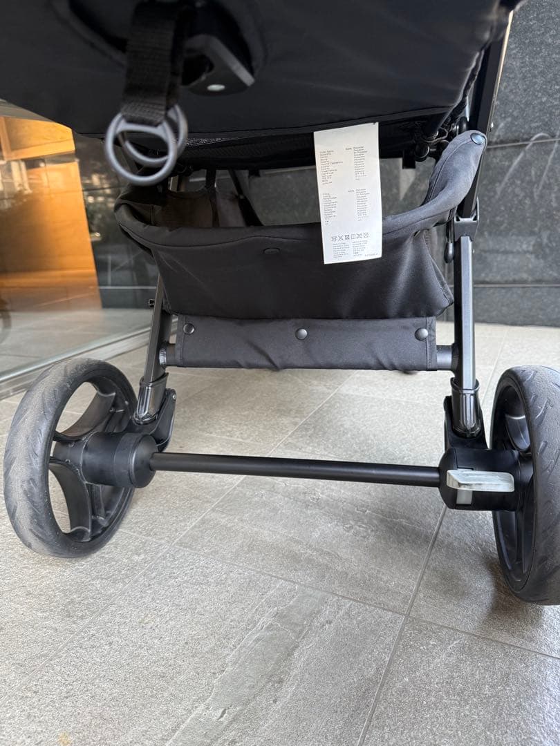 美品カトージJoie エヴァライトデュオ2人乗りベビーカー　レインカバー付き