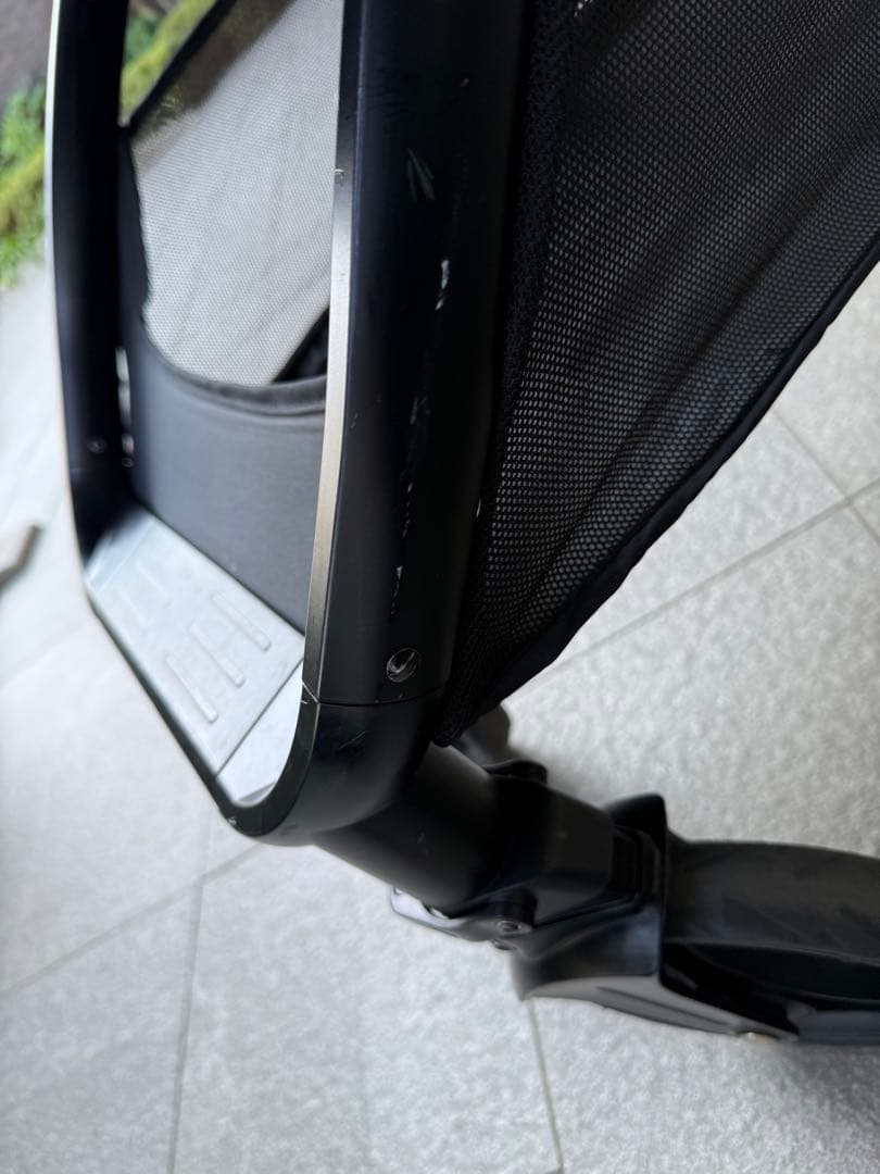 美品カトージJoie エヴァライトデュオ2人乗りベビーカー　レインカバー付き