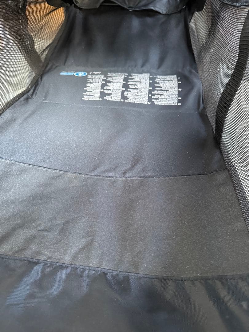 美品カトージJoie エヴァライトデュオ2人乗りベビーカー　レインカバー付き