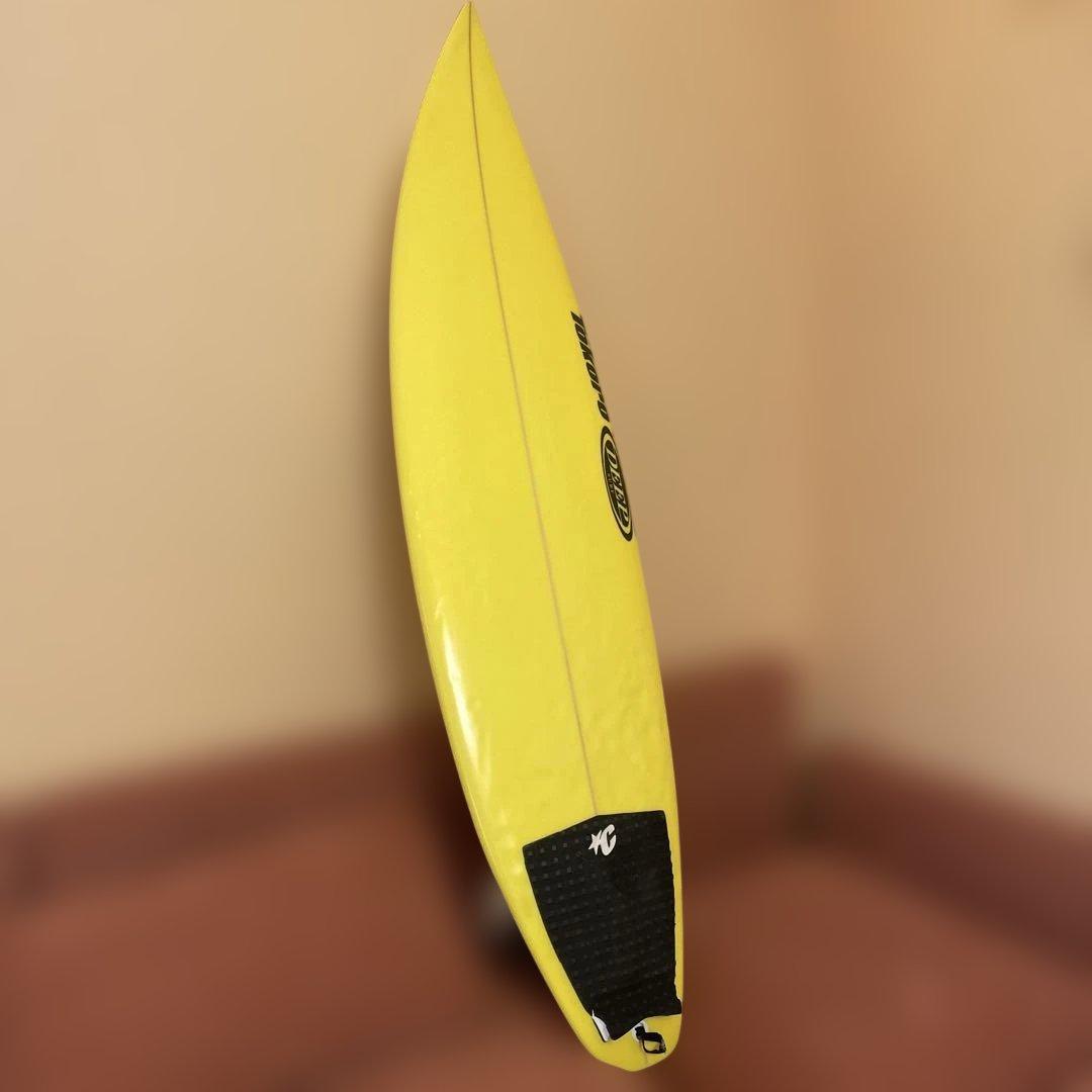 【湘南地域】Tokoro イエローショートボード　6.0