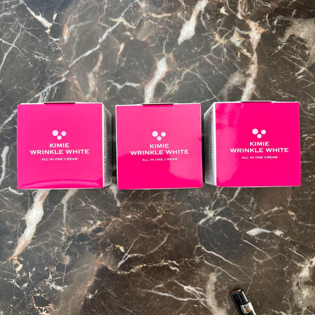 KIMIE WRINKLE WHITE オールインワンクリーム 50g✖️３個