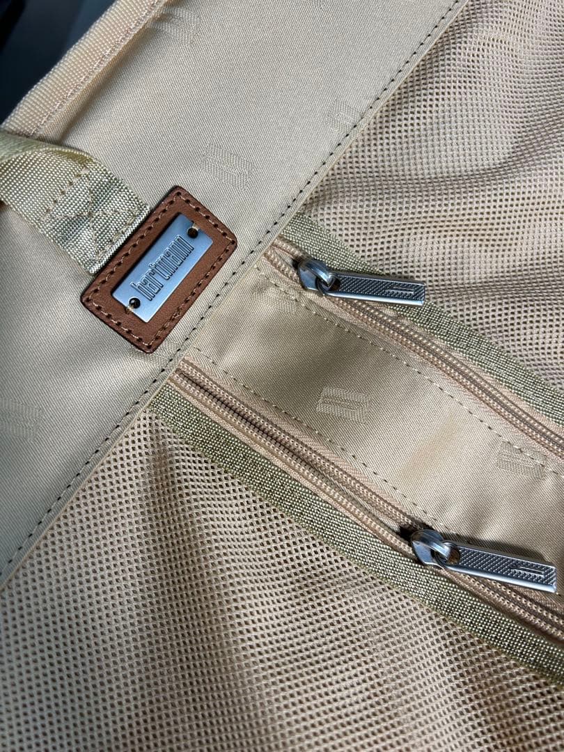 ハートマン　ツイード　スピナーガーガーメントバッグ（ツイード）