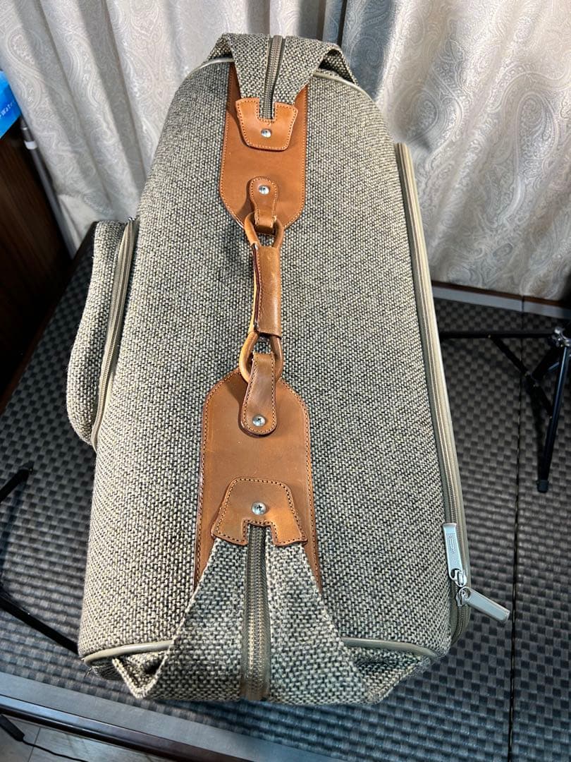 ハートマン　ツイード　スピナーガーガーメントバッグ（ツイード）