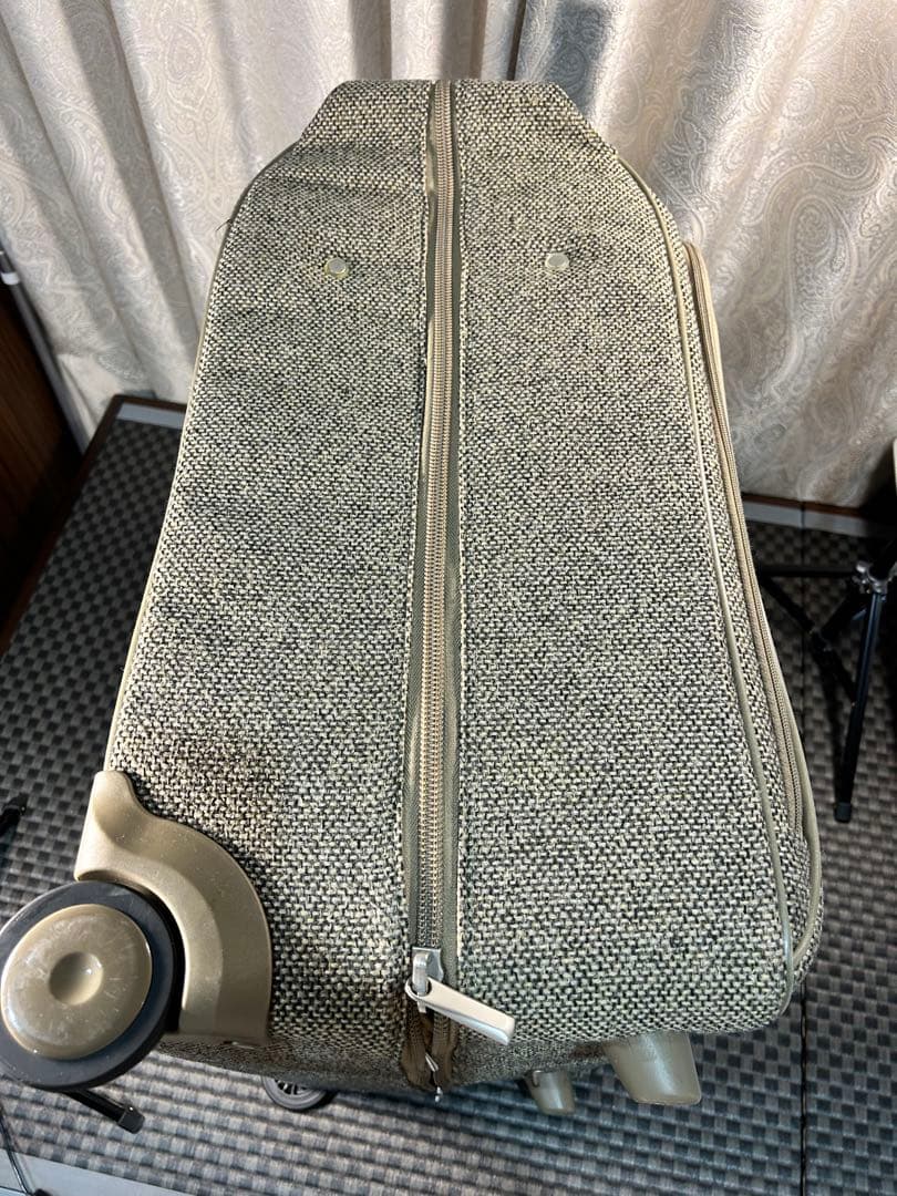 ハートマン　ツイード　スピナーガーガーメントバッグ（ツイード）