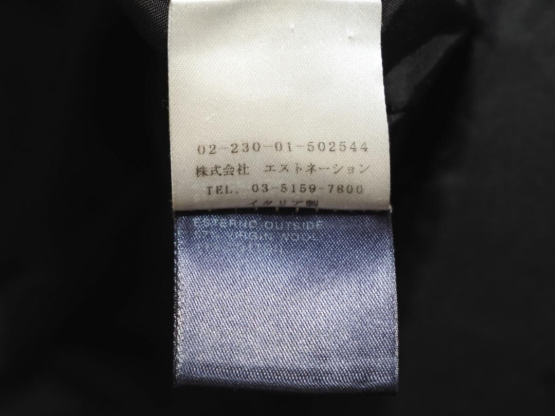 HERNO ヘルノ ベルト付きヘリンボーン中綿比翼コート48