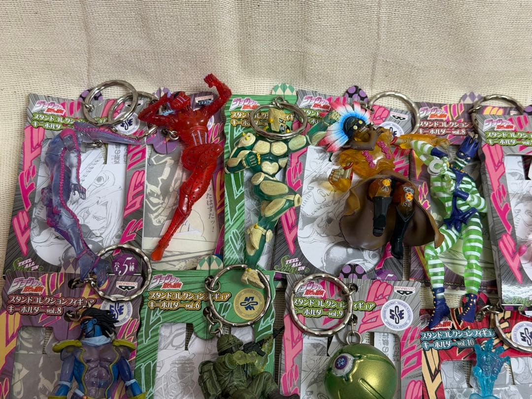 ジョジョの奇妙な冒険 スタンドコレクションキーホルダーなど29種