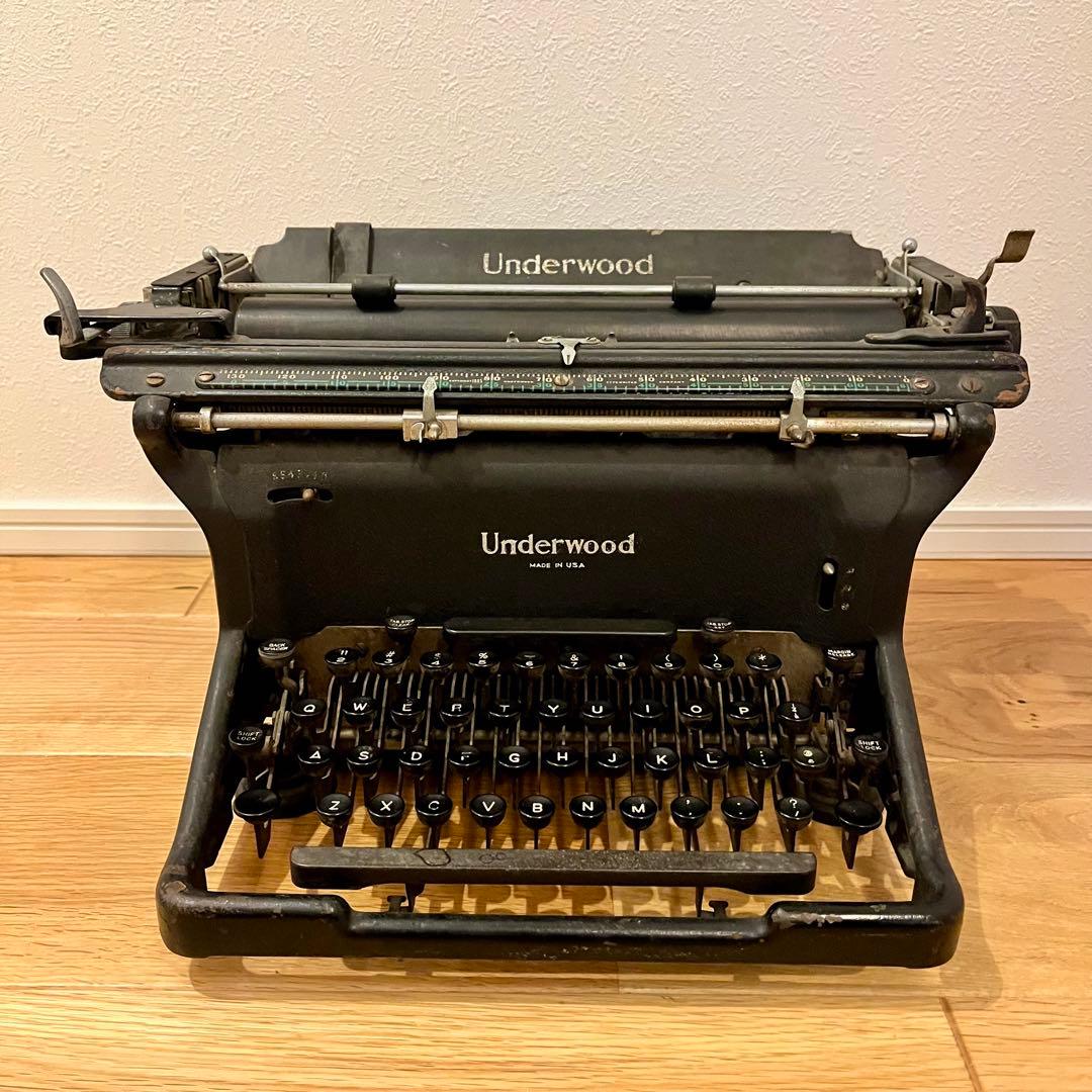 【アンティーク】UnderWood(アンダーウッド)タイプライター【実働】
