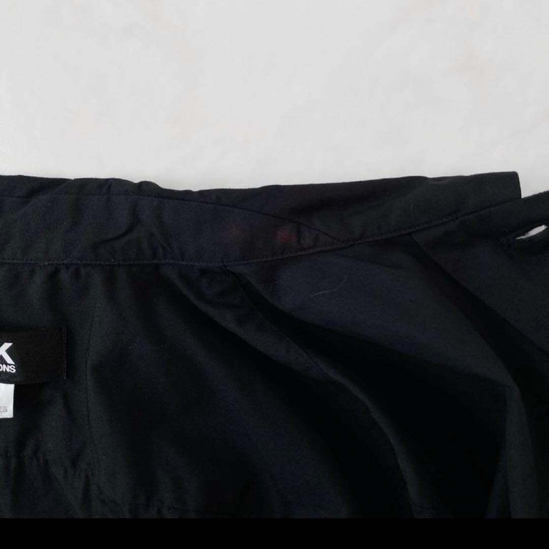 ブラックコムデギャルソン　丸襟シャツ　ブラック　XS